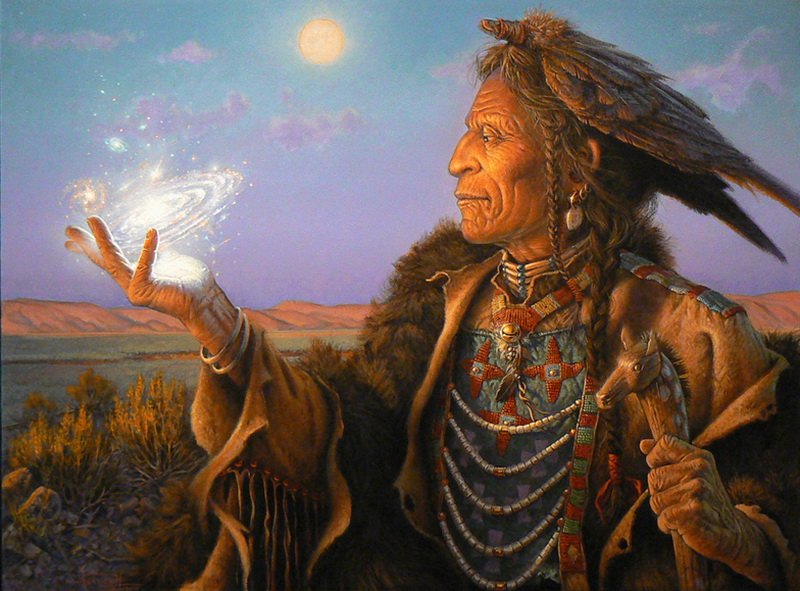 шаманские обряды, ритуал очищения огнем